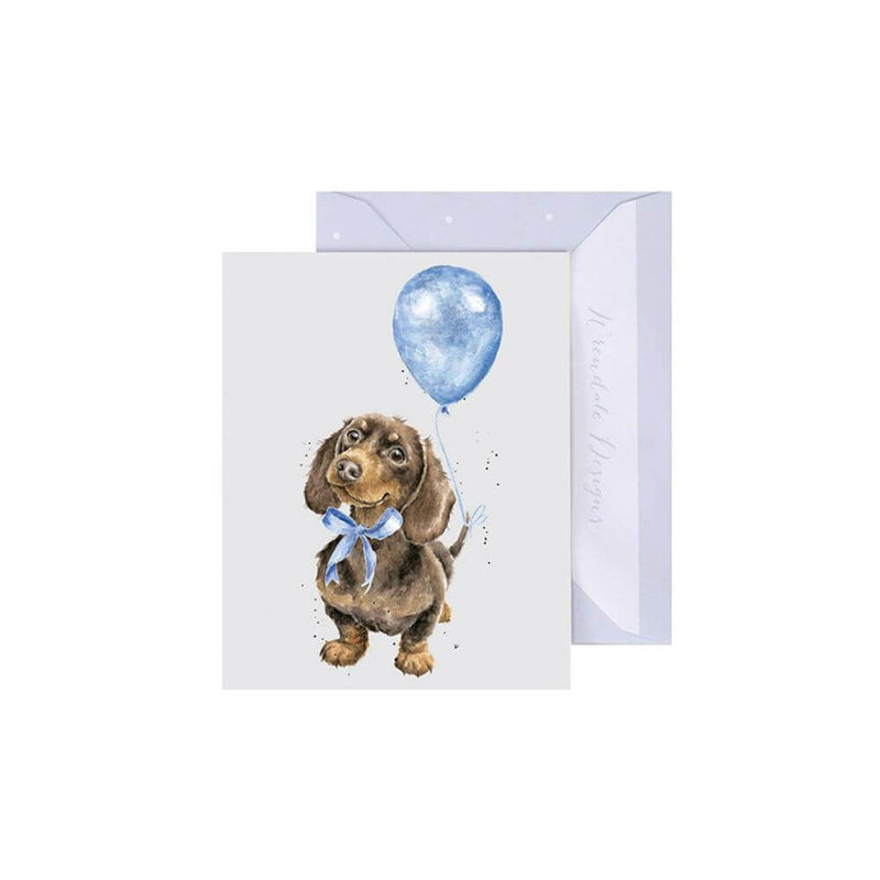 Mini Card - Sausage (Blue)-Baby Gifts-Toys-Mornington Peninsula