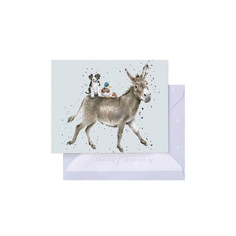 Mini Card - The Donkey Ride-Baby Gifts-Toys-Mornington Peninsula