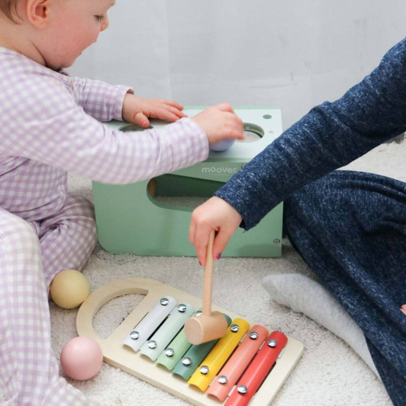 Moover Toys Wooden Musical Tap Tap, Green-baby gifts-kids toys-Mornington Peninsula