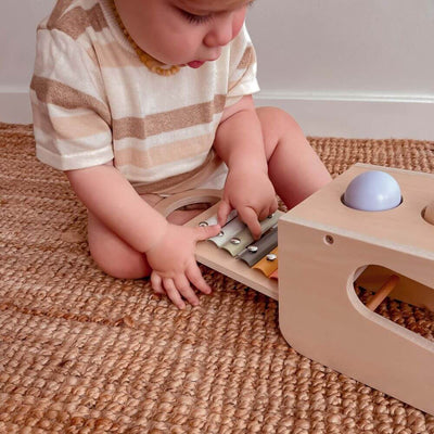 Moover Toys Wooden Musical Tap Tap, Natural-baby gifts-kids toys-Mornington Peninsula