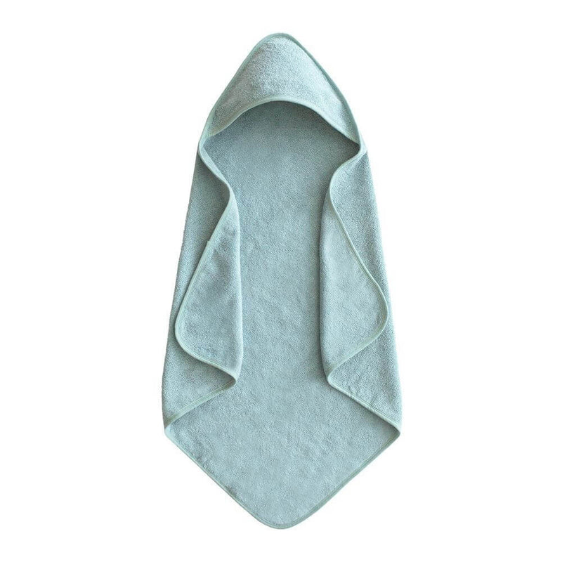 Baby Gifts-Mornington-Balnarring-Mushie Hooded Towel - Sea Mist-The Enchanted Child