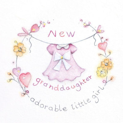 New Granddaughter Adorable Little Girl Baby Card-Baby Gifts-Toys-Mornington Peninsula
