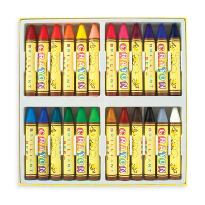 Ooly Brilliant Bee Crayons x24-baby gifts-kids toys-Mornington Peninsula
