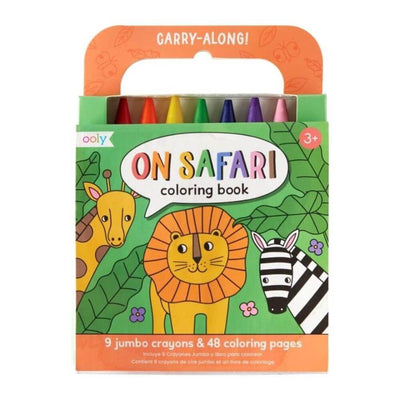 Ooly On Safari Carry Along Colouring Book Set-baby gifts-kids toys-Mornington Peninsula