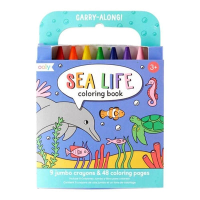 Ooly Sea Life Carry Along Colouring Book Set-baby gifts-kids toys-Mornington Peninsula