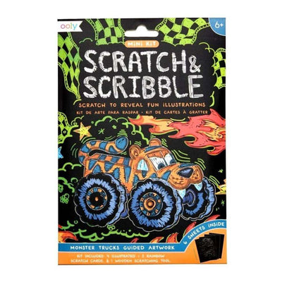 Baby Gifts & Toys-Mornington-Balnarring-Ooly Trucks Mini Scratch & Scribble-The Enchanted Child