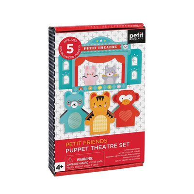 Petit Collage Petit Friends Puppet Theatre Set-toys-baby_gifts-Mornington_Peninsula-Australia
