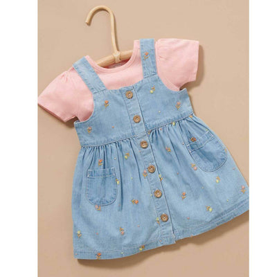 Purebaby Embroidered Pinnie-Baby Clothes & Gifts-Toys-Mornington-Balnarring