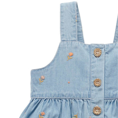 Purebaby Embroidered Pinnie-Baby Clothes & Gifts-Toys-Mornington-Balnarring