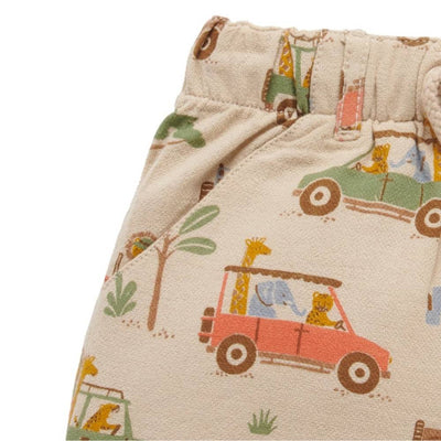 Purebaby Safari Print Shorts-Baby Gifts-Baby Clothes-Toys-Mornington-Balnarring