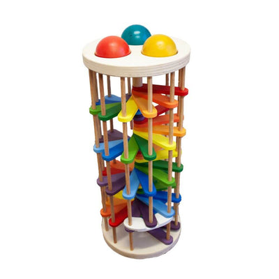Baby Gifts-Kids Books & Toys-Mornington-Balnarring-Qtoys Wooden Pound a Ball Tower