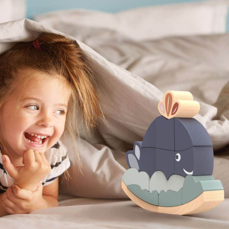 Speedy Monkey Rocking Whale Stacker-baby gifts-kids toys-Mornington Peninsula