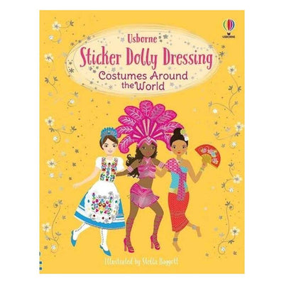 Baby Gifts & Toys-Mornington-Balnarring-Usborne Costumes Around The World Sticker Dolls-The Enchanted Child