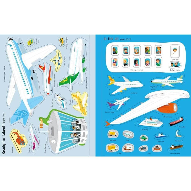 Usborne First Sticker Book Airports-baby gifts-toys-books-Mornington Peninsula-Australia