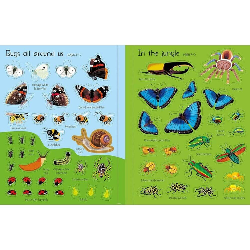 Usborne First Sticker Book Bugs-baby gifts-toys-books-Mornington Peninsula-Australia