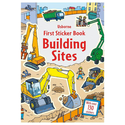Usborne First Sticker Book Building Sites-toys-kids_books_Usborne_Mornington_Peninsula-Australia