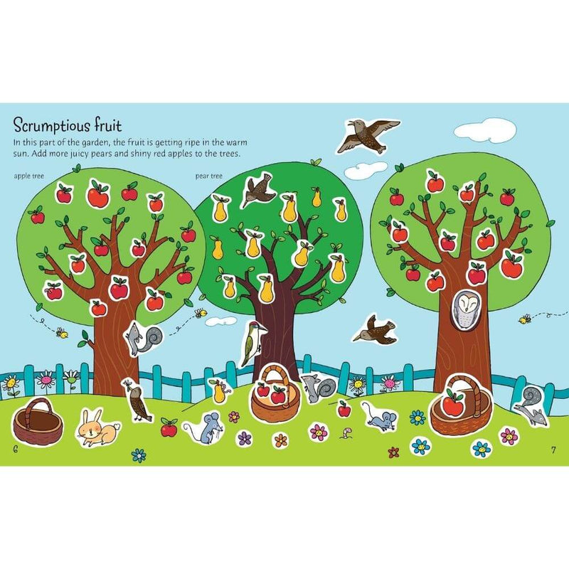 Usborne First Sticker Book Garden-baby gifts-toys-books-Mornington Peninsula-Australia