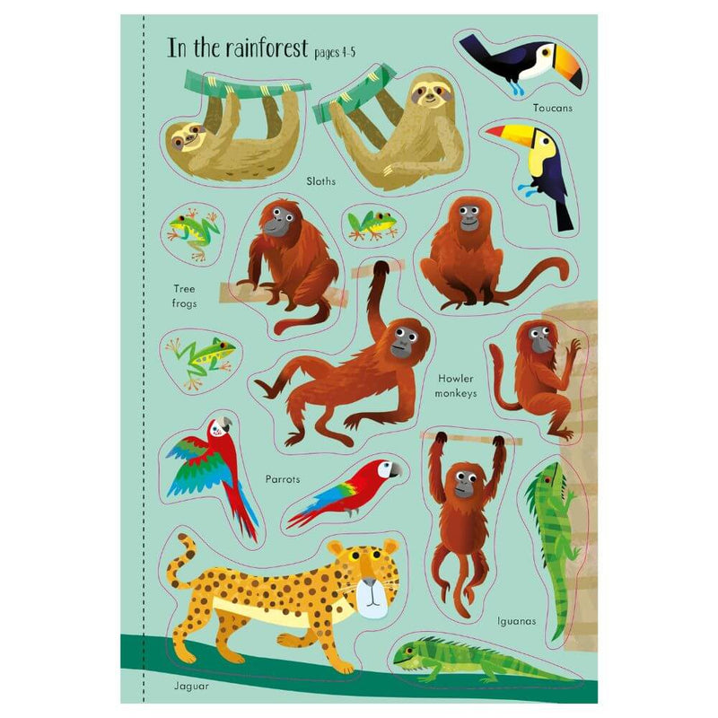 Usborne Little First Stickers Animals-toys-kids_books_Usborne_Mornington_Peninsula-Australia