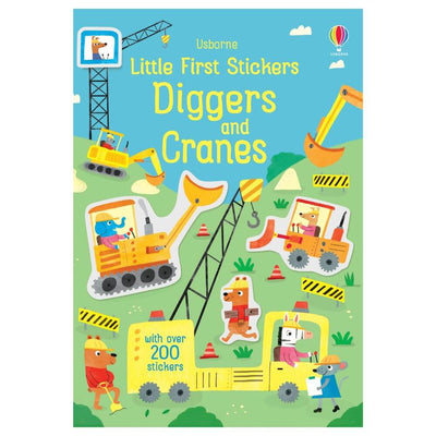 Usborne Little First Stickers Diggers & Cranes-toys-kids_books_Usborne_Mornington_Peninsula-Australia