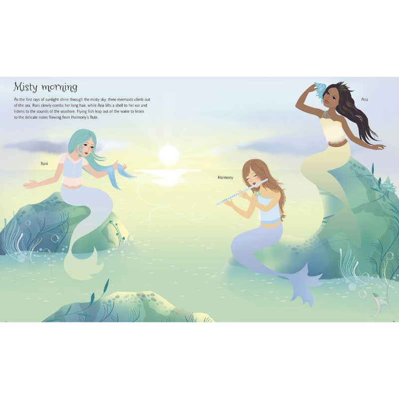 Baby Gifts & Toys-Mornington-Balnarring-Usborne Mermaids Sticker Dolls-The Enchanted Child