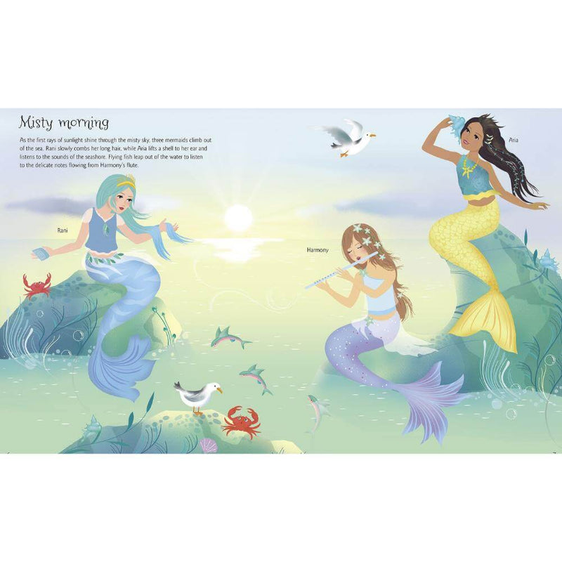 Baby Gifts & Toys-Mornington-Balnarring-Usborne Mermaids Sticker Dolls-The Enchanted Child