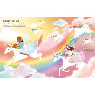 Baby Gifts-Baby Clothes-Toys-Mornington-Balnarring-Usborne Rainbow Unicorns Sticker Dolls-The Enchanted Child
