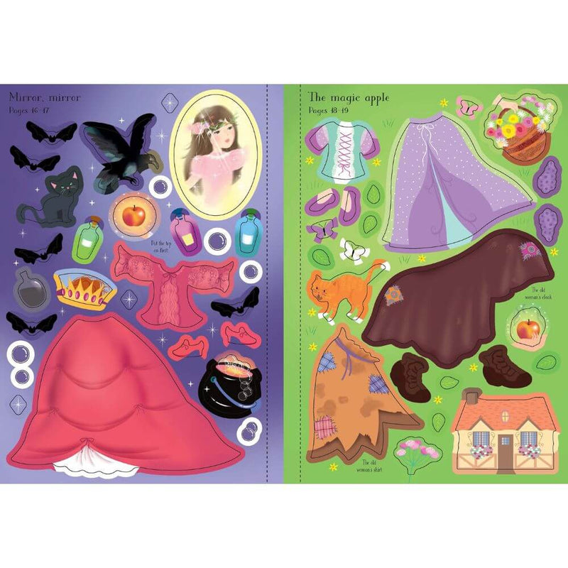 Usborne Snow White Little Sticker Dolls-Baby Gifts-Toys-Mornington Peninsula