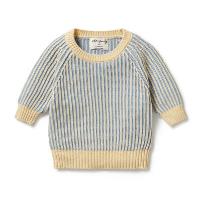 Wilson + Frenchy Dew Knitted Ribbed Jumper-baby_clothes-baby_gifts-toys-Mornington_Peninsula-Australia