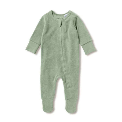 Wilson & Frenchy Terry Zipsuit, Fern-Baby Gifts-Toys-Kids Books-The Enchanted Child