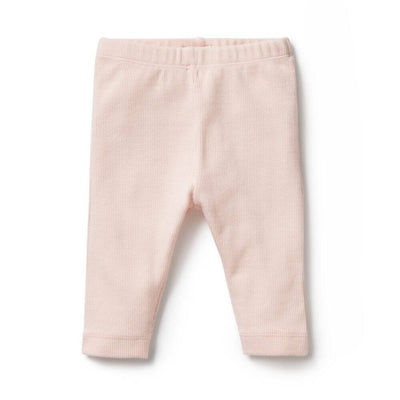 Wilson + Frenchy Pink Ribbed Leggings-baby_clothes-baby_gifts-toys-Mornington_Peninsula-Australia