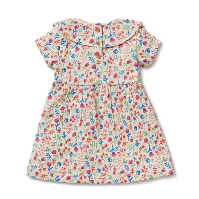 Wilson + Frenchy Tropical Garden Crinkle Ruffle Dress-Baby Clothes & Gifts-Toys-Mornington-Balnarring