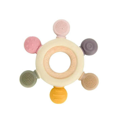 Wonder Tribe Silicone Ring Teether - Earth-baby gifts-kids toys-Mornington Peninsula