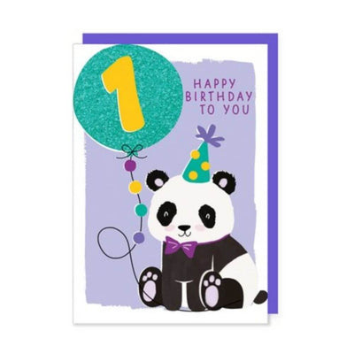 Age 1 Birthday Card: Panda-Baby Gifts, Kids Toys and Childrens Books