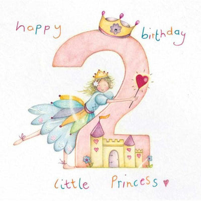 Age 2 Birthday Card: Little Princess