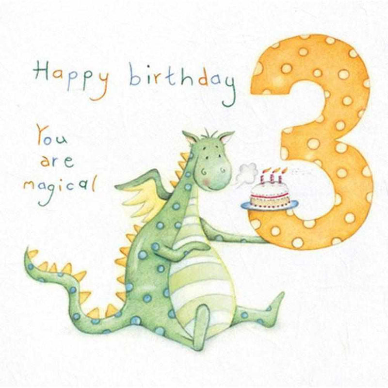 Age 3 Birthday Card: You are Magical