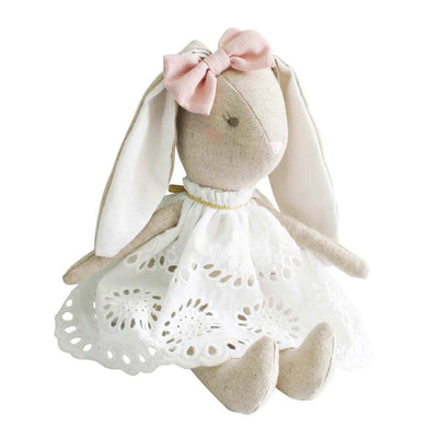Alimrose Baby Broderie Bunny-Baby Gifts Australia-Toys-Mornington Peninsula