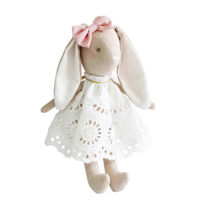Alimrose Baby Broderie Bunny-Baby Gifts Australia-Toys-Mornington Peninsula