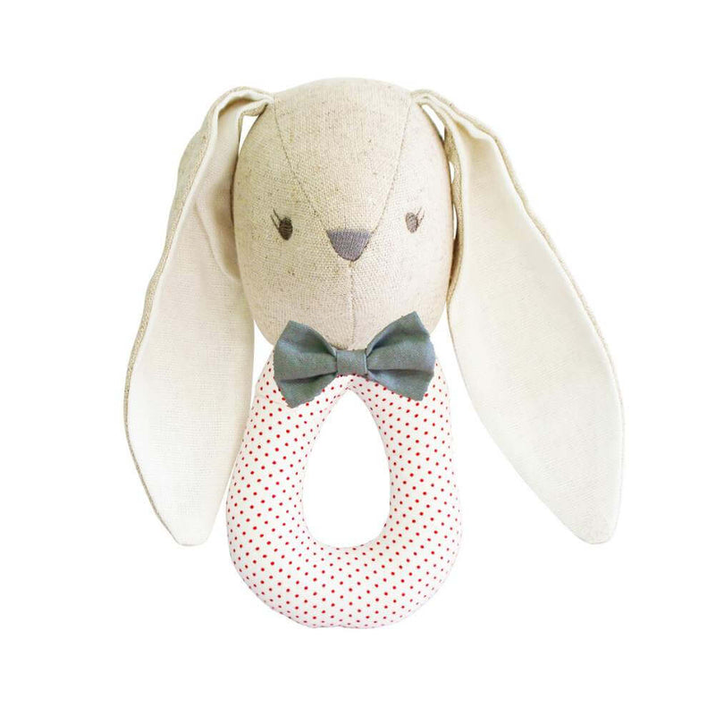 Alimrose Linen Louie Toy Rattle-Baby Clothes-Baby Gifts Australia
