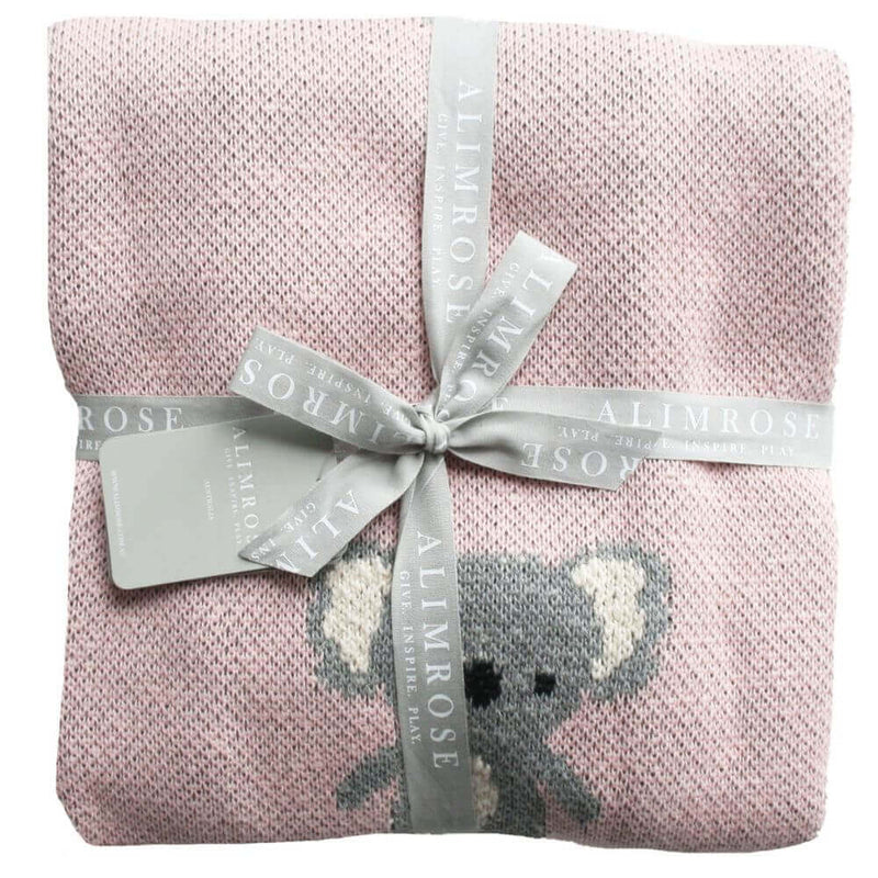 Alimrose Pink Koala Blanket
