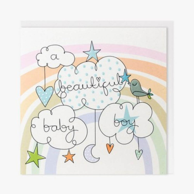 Beautiful Baby Boy Card-The Enchanted Child