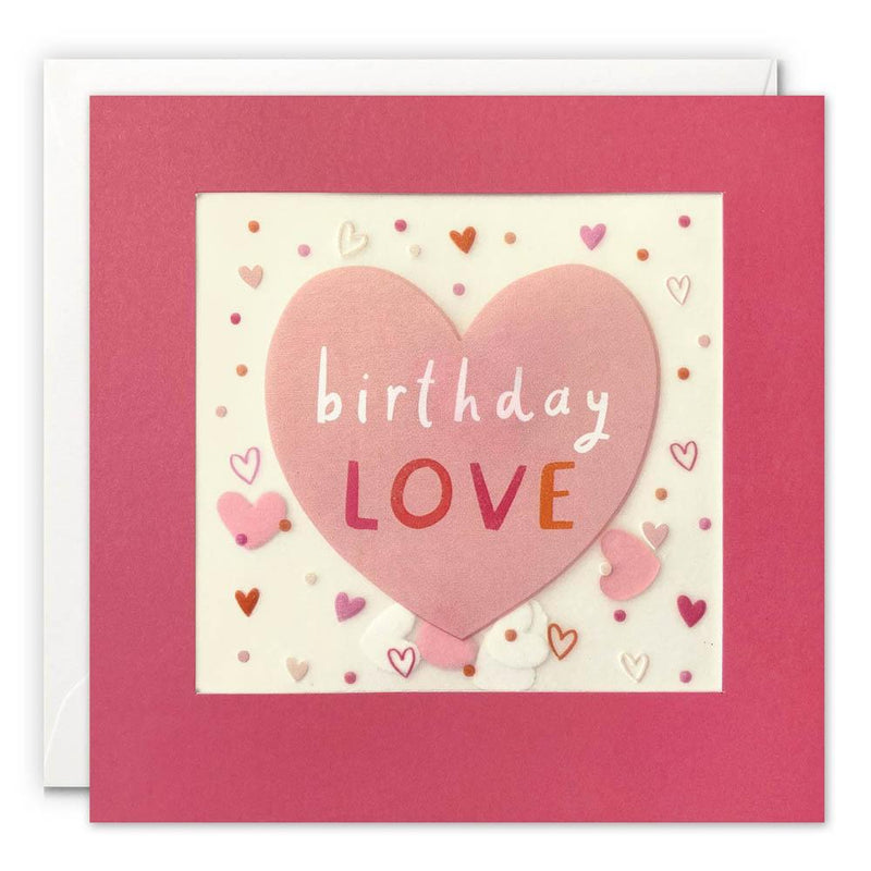 Birthday Love Paper Shakies Card
