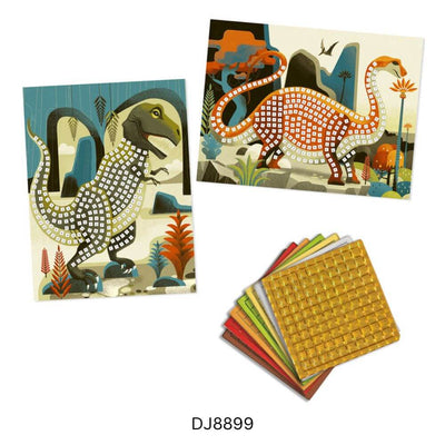 Djeco Dinosaur Mosaic Kit-Baby Gifts and Toys-Mornington Peninsula