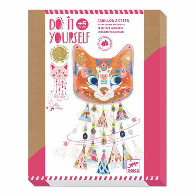 Djeco Do It Yourself Kitty Wind Chimes