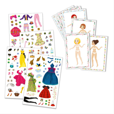 Djeco Fashion Stickers & Paper Dolls