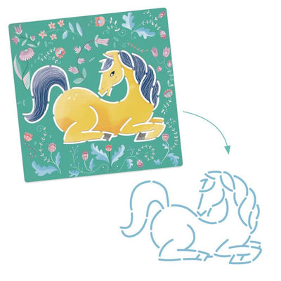 Djeco Horse Stencils-The Enchanted Child