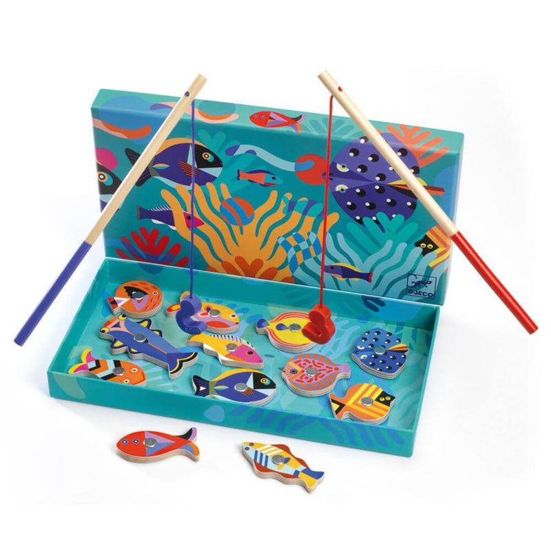 Djeco Magnetic Graphic Fishing Game