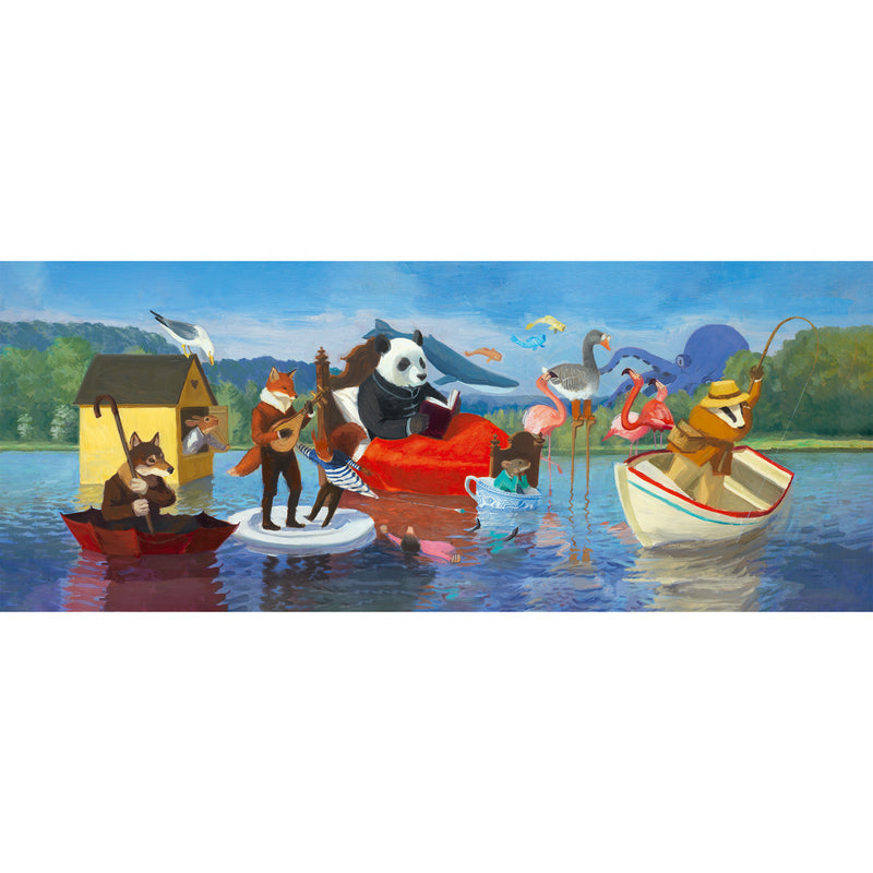 Djeco Summer Lake Gallery Puzzle