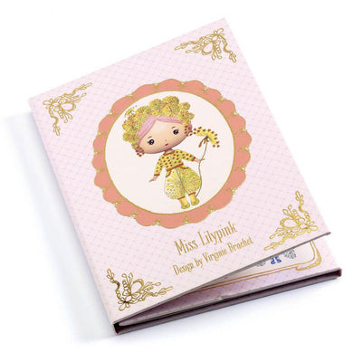 Djeco Tinyly Miss Lilypink Removable Sticker Set