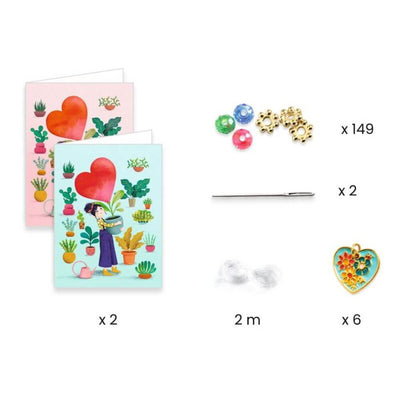 Djeco You & Me Heart Threading Beads Set-Baby Gifts-Kids Toys-Mornington Peninsula