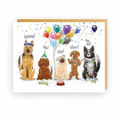 Doggy Happy Birthday Card